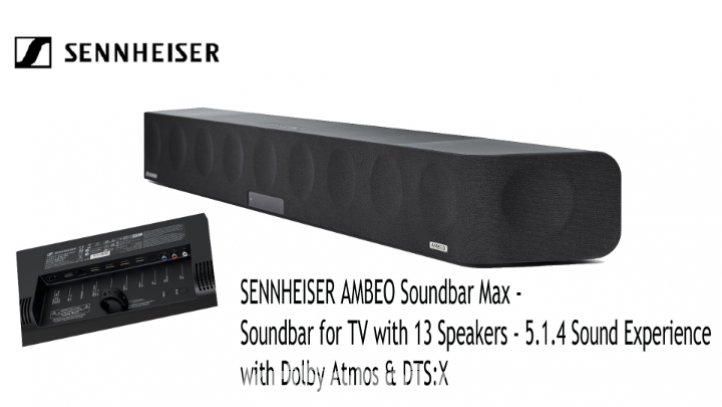 Sennheiser AMBEO Soundbar With Built-In Subwoofer - SB01